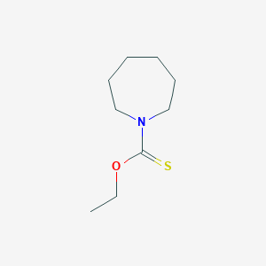 molecular formula C9H17NOS B14638948 O-Ethyl azepane-1-carbothioate CAS No. 56525-84-9