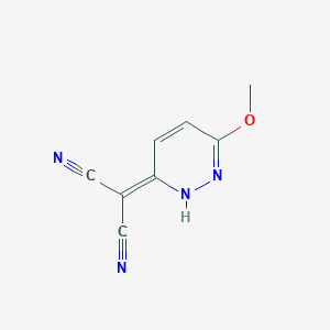 2-(3-methoxy-1H-pyridazin-6-ylidene)propanedinitrile