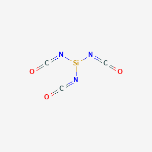 molecular formula C3N3O3Si B14638961 CID 15210655 