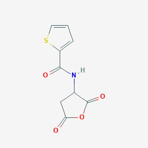 molecular formula C9H7NO4S B1463897 N-(2,5-Dioxotetrahydro-3-furanyl)-2-thiophenecarboxamide CAS No. 1269441-99-7