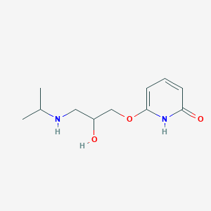 6-{2-Hydroxy-3-[(propan-2-yl)amino]propoxy}pyridin-2(1H)-one