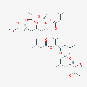 molecular formula C45H74O14 B146390 Didemnaketal A CAS No. 135257-49-7