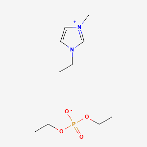 molecular formula C10H21N2O4P B1463900 1-Ethyl-3-methylimidazolium diethylphosphate CAS No. 848641-69-0