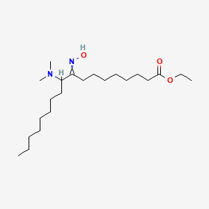 Ethyl 10-(dimethylamino)-9-(hydroxyimino)octadecanoate