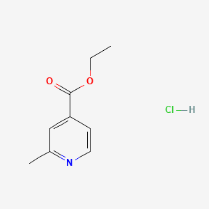 molecular formula C9H12ClNO2 B1463901 Ethyl 2-methylisonicotinate hydrochloride CAS No. 65550-32-5