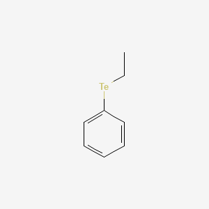 molecular formula C8H10Te B14639010 Benzene, (ethyltelluro)- CAS No. 55776-34-6