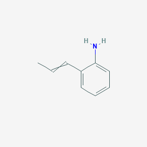 molecular formula C9H11N B14639035 2-(Prop-1-en-1-yl)aniline CAS No. 52562-18-2