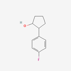 molecular formula C11H13FO B1463904 2-(4-Fluorophenyl)cyclopentan-1-ol CAS No. 1250764-41-0