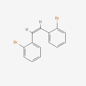 molecular formula C14H10Br2 B14639098 (Z)-2,2'-Dibromostilbene 