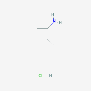 molecular formula C5H12ClN B1463911 2-Methylcyclobutan-1-amine hydrochloride CAS No. 1803586-78-8