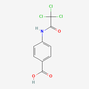 Benzoic acid, 4-[(trichloroacetyl)amino]-