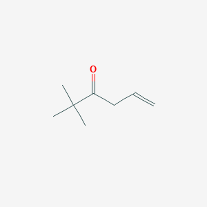 molecular formula C8H14O B14639136 5-Hexen-3-one, 2,2-dimethyl- CAS No. 55532-07-5