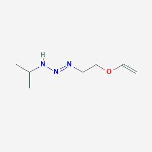 (1E)-1-[2-(Ethenyloxy)ethyl]-3-(propan-2-yl)triaz-1-ene