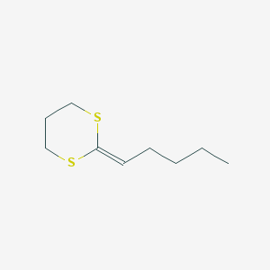 1,3-Dithiane, 2-pentylidene-