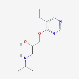 1-[(5-Ethylpyrimidin-4-yl)oxy]-3-[(propan-2-yl)amino]propan-2-ol