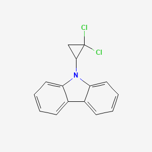 molecular formula C15H11Cl2N B14639222 9-(2,2-Dichlorocyclopropyl)carbazole CAS No. 53828-69-6