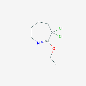 2H-Azepine, 6,6-dichloro-7-ethoxy-3,4,5,6-tetrahydro-