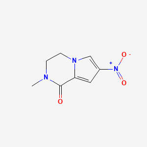 2-Methyl-7-nitro-3,4-dihydropyrrolo[1,2-a]pyrazin-1(2H)-one