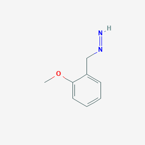 molecular formula C8H10N2O B14639287 [(2-Methoxyphenyl)methyl]diazene CAS No. 56058-93-6