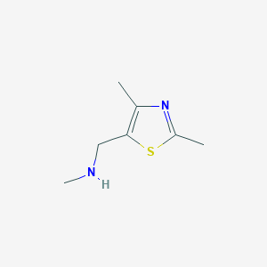 B1463932 [(Dimethyl-1,3-thiazol-5-yl)methyl](methyl)amine CAS No. 1267349-64-3