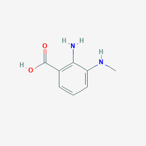 molecular formula C8H10N2O2 B1463936 2-Amino-3-(methylamino)benzoic acid CAS No. 1369770-53-5