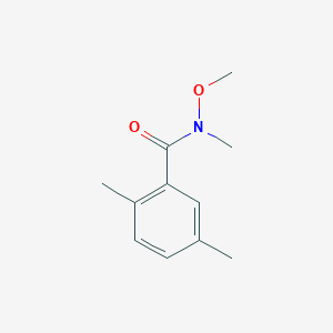 molecular formula C11H15NO2 B1463938 N-methoxy-N,2,5-trimethylbenzamide CAS No. 914390-78-6