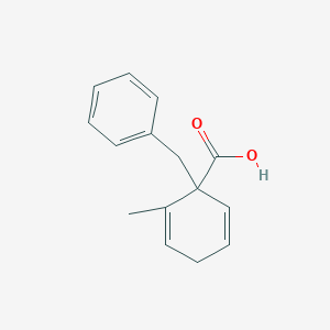 1-Benzyl-2-methylcyclohexa-2,5-diene-1-carboxylic acid