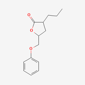 5-(Phenoxymethyl)-3-propyloxolan-2-one