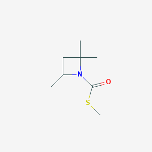 S-Methyl 2,2,4-trimethylazetidine-1-carbothioate