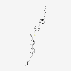 Thiophene, 2,5-bis(4'-hexyl[1,1'-biphenyl]-4-yl)-