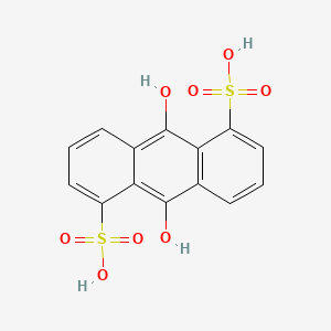 9,10-Dihydroxyanthracene-1,5-disulfonic acid