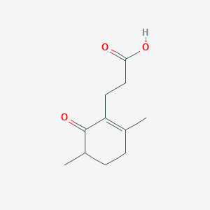 3-(2,5-Dimethyl-6-oxocyclohex-1-en-1-yl)propanoic acid