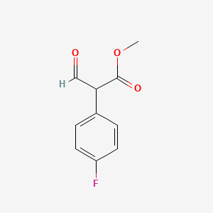 Methyl 2-(4-fluorophenyl)-3-oxopropanoate