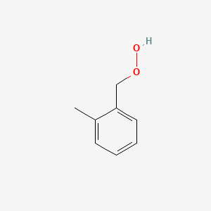 molecular formula C8H10O2 B14639791 (2-Methylphenyl)methaneperoxol CAS No. 55765-61-2