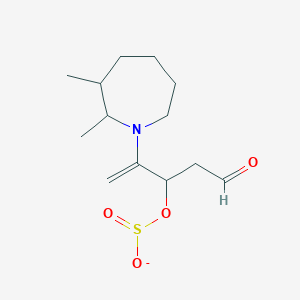 ({[2-(2,3-Dimethylazepan-1-yl)-5-oxopent-1-en-3-yl]oxy}sulfinyl)oxidanide