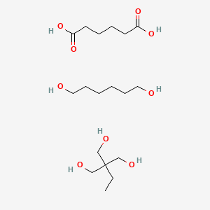 2-Ethyl-2-(hydroxymethyl)propane-1,3-diol;hexanedioic acid;hexane-1,6-diol