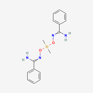 N',N''-[(Dimethylsilanediyl)bis(oxy)]dibenzenecarboximidamide