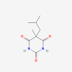 5-Methyl-5-(2-methylpropyl)pyrimidine-2,4,6(1H,3H,5H)-trione