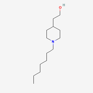 B1464002 2-(1-Heptylpiperidin-4-yl)ethan-1-ol CAS No. 141430-52-6