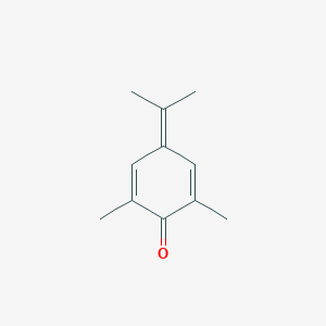 B14640071 2,6-Dimethyl-4-(propan-2-ylidene)cyclohexa-2,5-dien-1-one CAS No. 55182-49-5