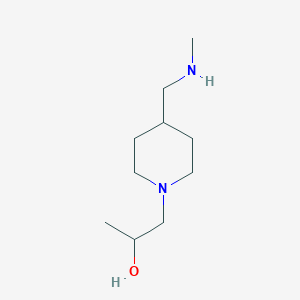 1-{4-[(Methylamino)methyl]piperidin-1-yl}propan-2-ol