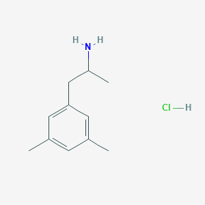 molecular formula C11H18ClN B1464034 1-(3,5-Dimethylphenyl)propan-2-amine hydrochloride CAS No. 77083-30-8