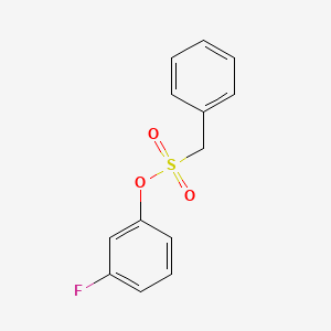 3-Fluorophenyl phenylmethanesulfonate