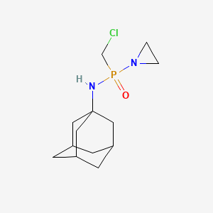 Phosphinicamide, P-1-aziridinyl-P-(chloromethyl)-N-tricyclo[3.3.1.13,7]dec-1-yl-