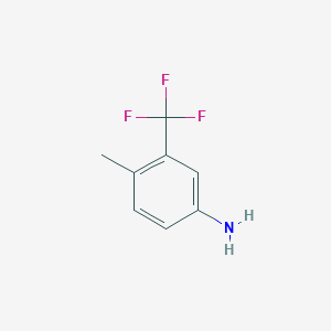 molecular formula C8H8F3N B146406 4-甲基-3-(三氟甲基)苯胺 CAS No. 65934-74-9