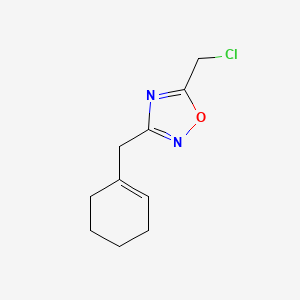 5-(Chloromethyl)-3-[(cyclohex-1-en-1-yl)methyl]-1,2,4-oxadiazole