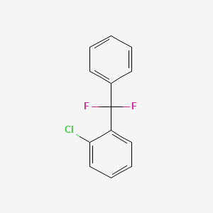 1-Chloro-2-[difluoro(phenyl)methyl]benzene