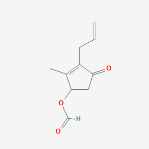 2-Methyl-4-oxo-3-(prop-2-en-1-yl)cyclopent-2-en-1-yl formate