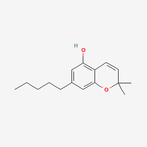 2H-1-Benzopyran-5-ol, 2,2-dimethyl-7-pentyl-