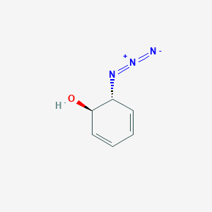 molecular formula C6H7N3O B14640724 (1R,6R)-6-azidocyclohexa-2,4-dien-1-ol CAS No. 54226-09-4